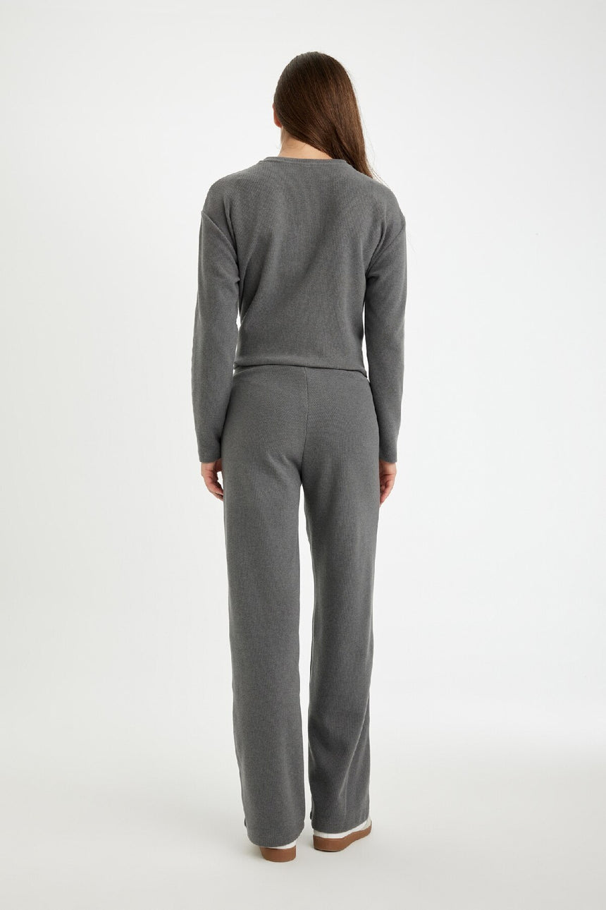 Defacto Kadın Trousers D0361AX - Antrasit
