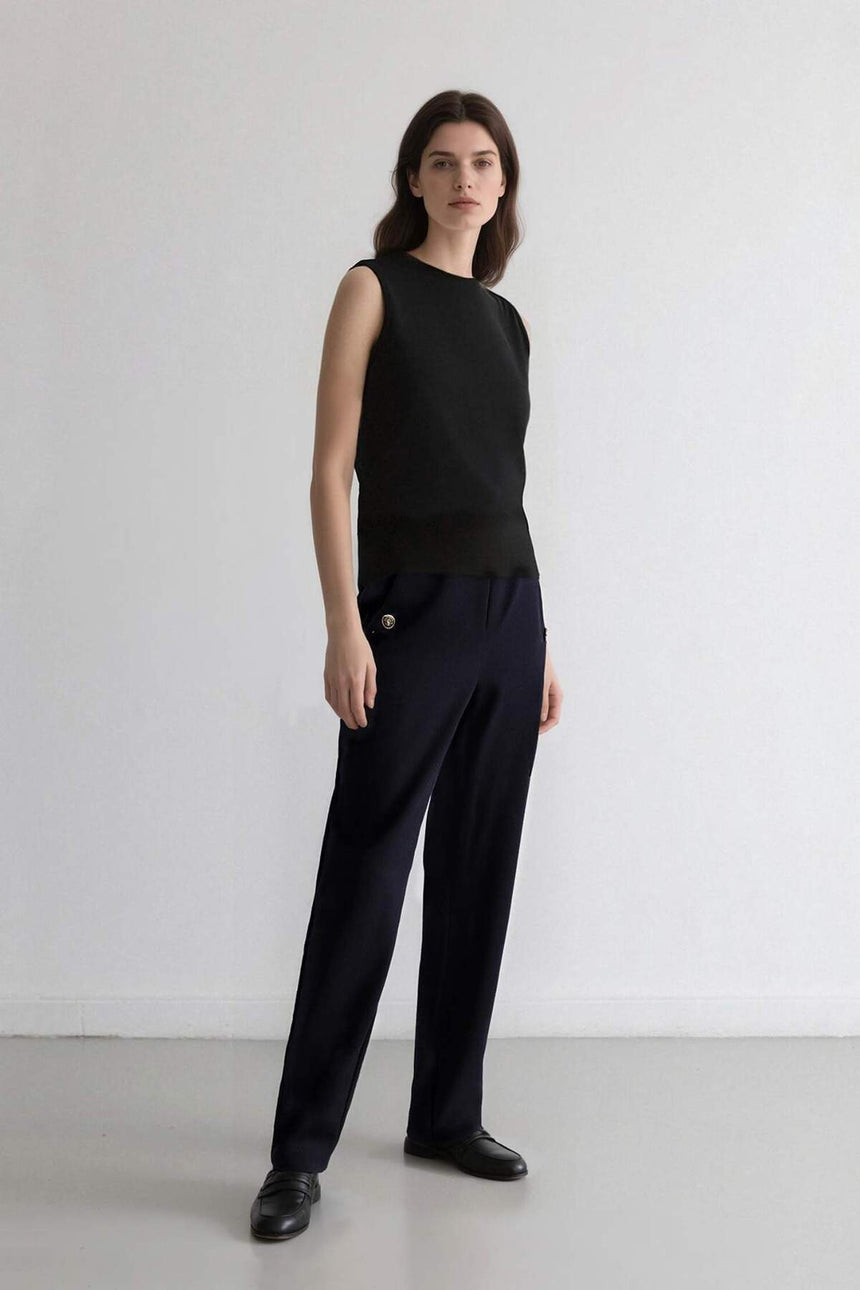 Defacto Kadın Trousers B1238Ax - Koyu Lacivert