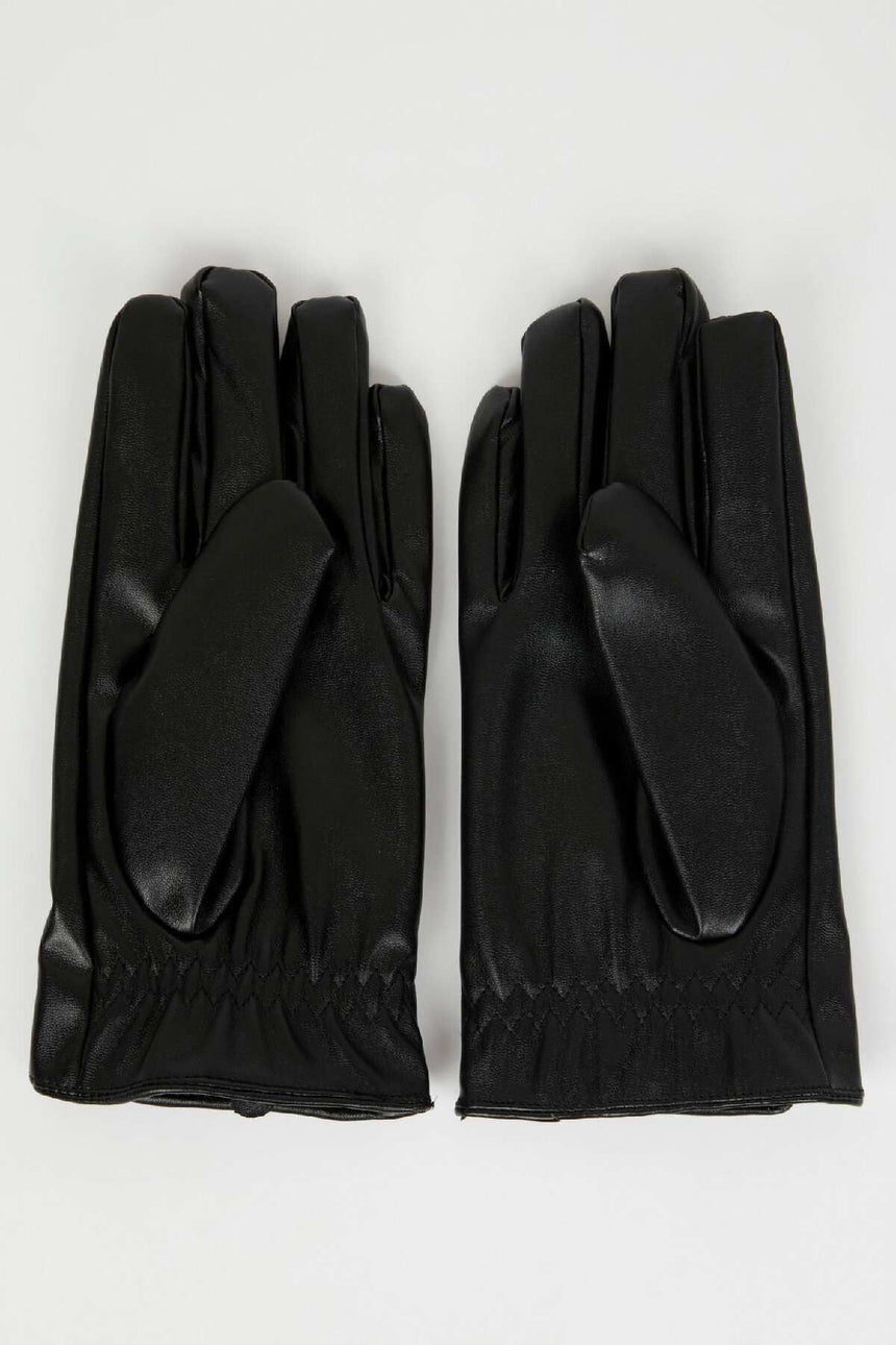 Defacto Erkek Gloves A6624Ax - Siyah