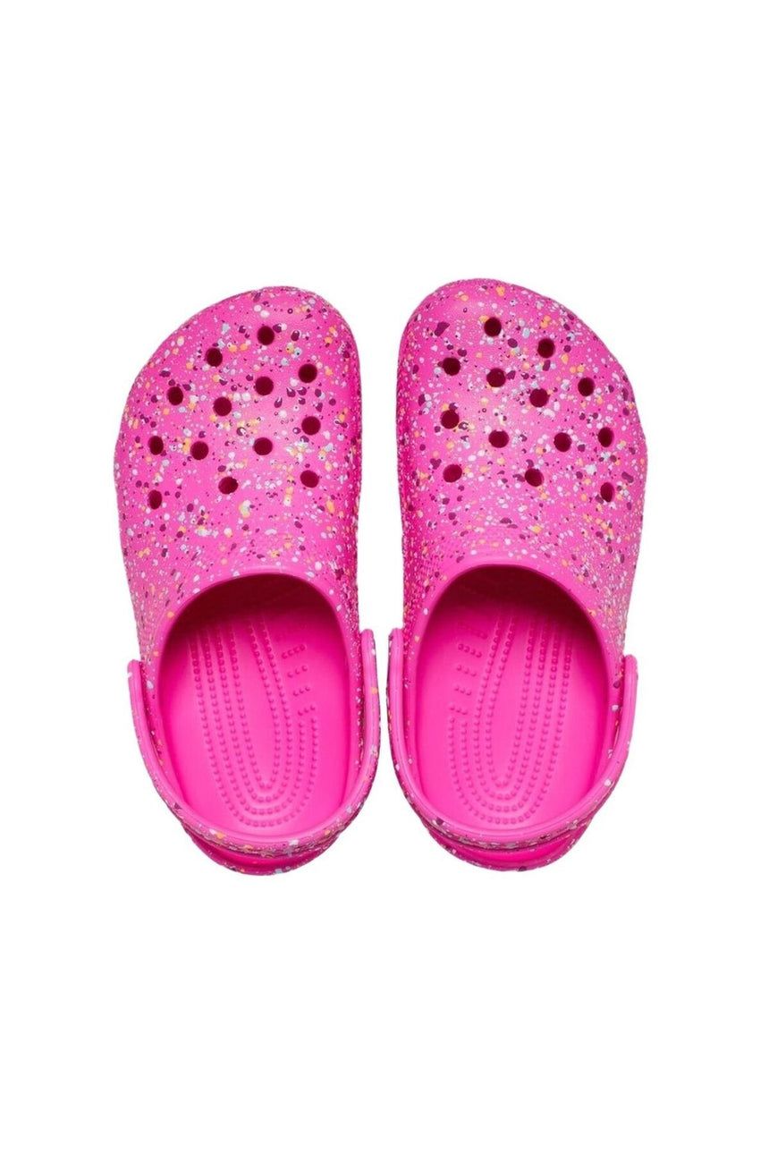Crocs Kids Paint Splatter Clog 210349 Kadın Terlik - Pembe