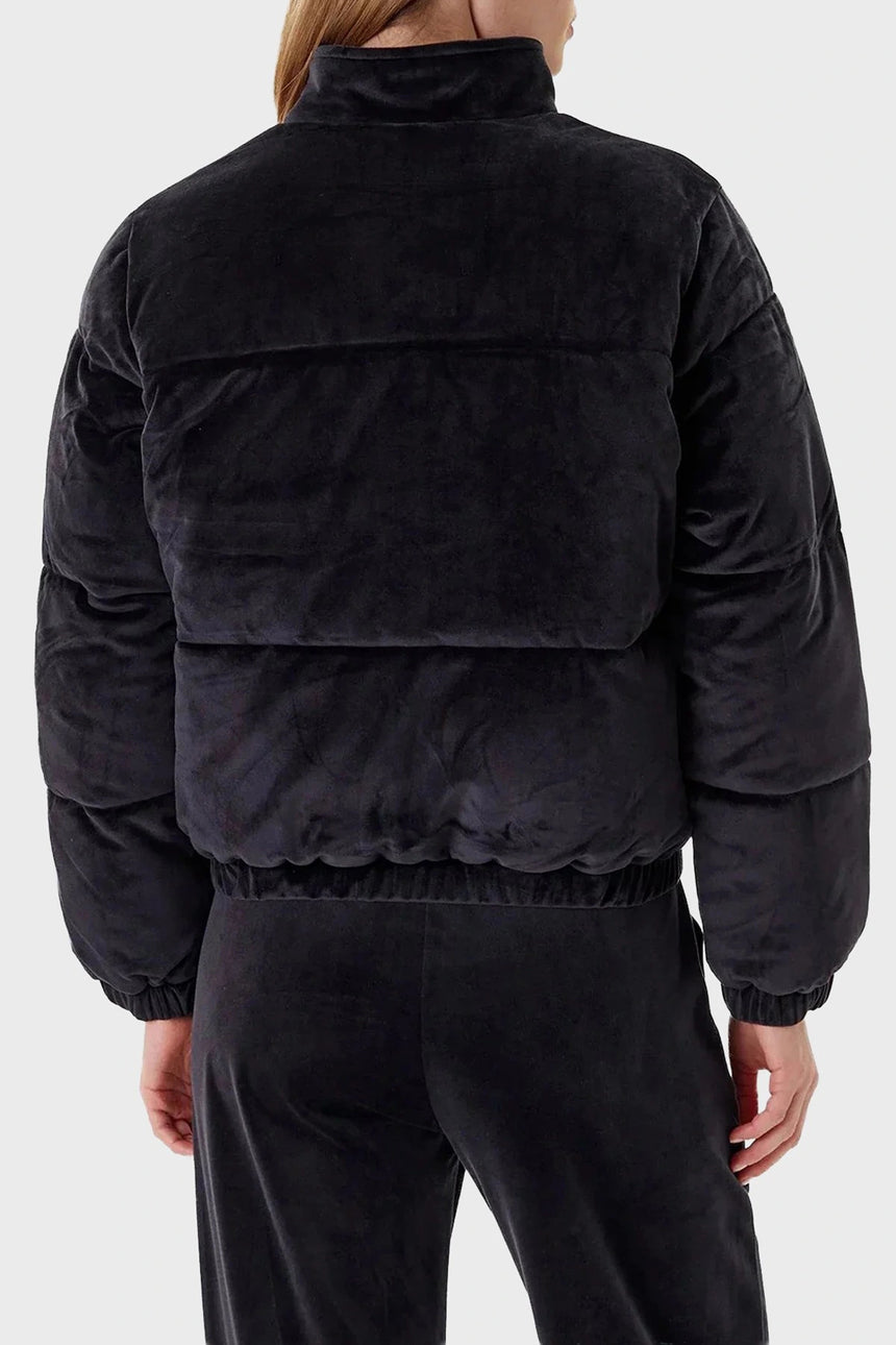 GUESS KADIN COUTURE PUFFER JACKE V4BL03K0232 - Siyah