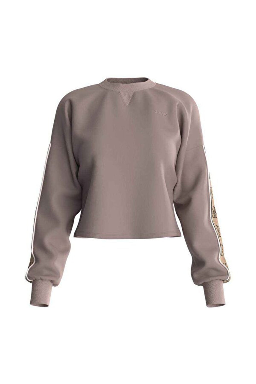 GUESS KADIN CYMONE CN SWEATSHIRT V3BQ16KB3P2 - Kahverengi /Vizon