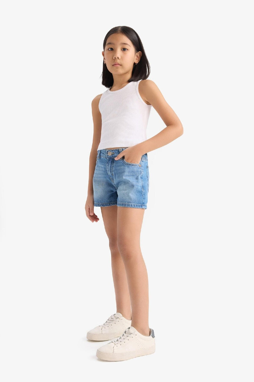 Defacto Çocuk Short B5037A8 - Mavi