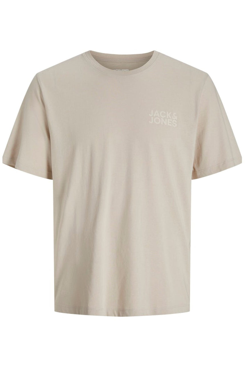 JACK&JONES T-SHIRT 12151955 - Kırık Beyaz/ Krem