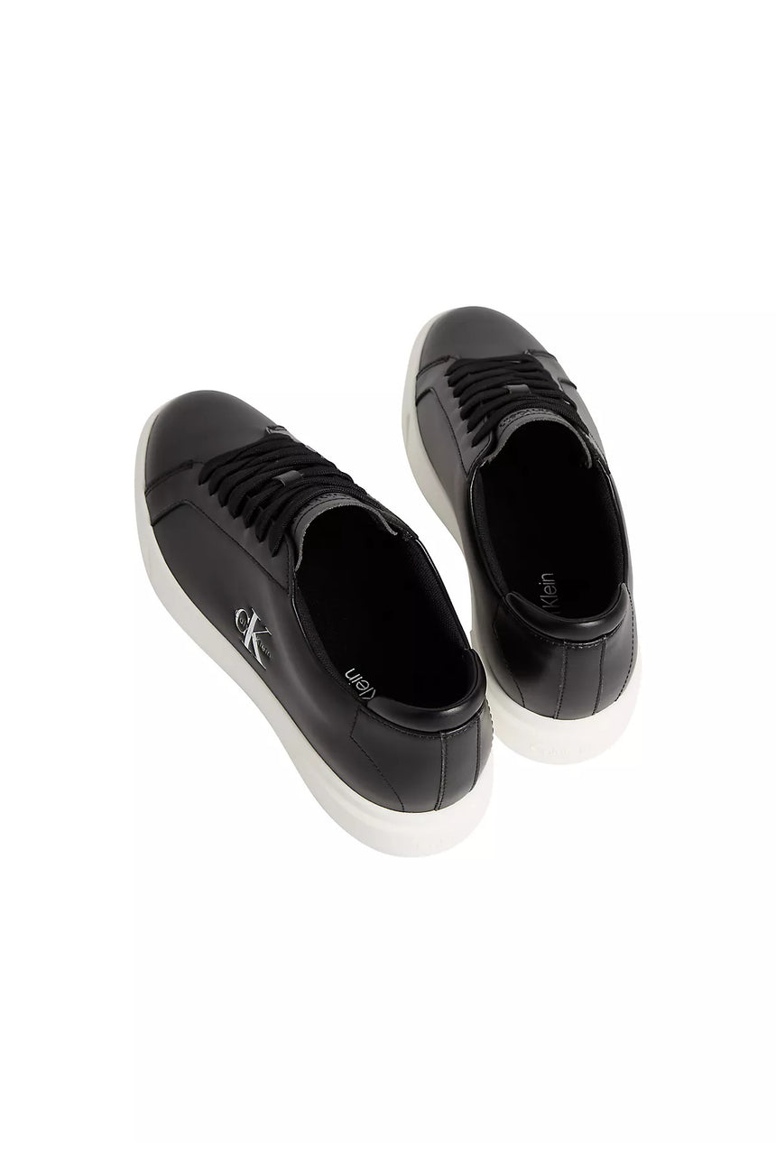 Calvin Klein Erkek BASKET CUPSOLE LACEUP LTH ML YM0YM01460 - Siyah