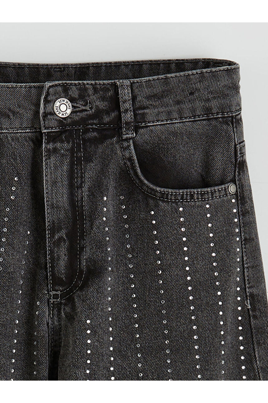 LC Waikiki Çocuk Jean Pantolon W5NR99B4 - Siyah