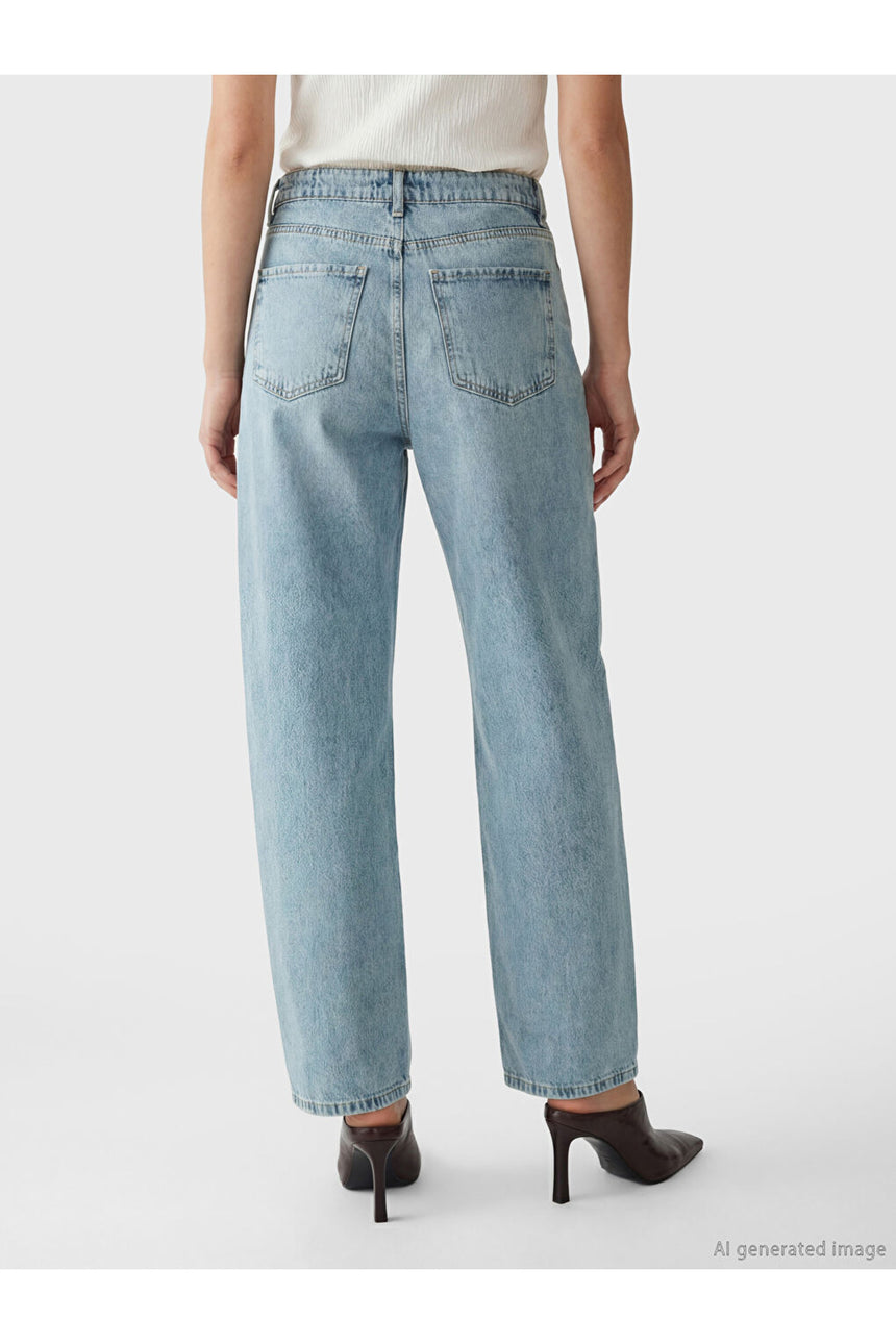 LCW KADIN S6NO25C8 PNT,ALEXA-LOOSE - Açık Çivit Mavisi