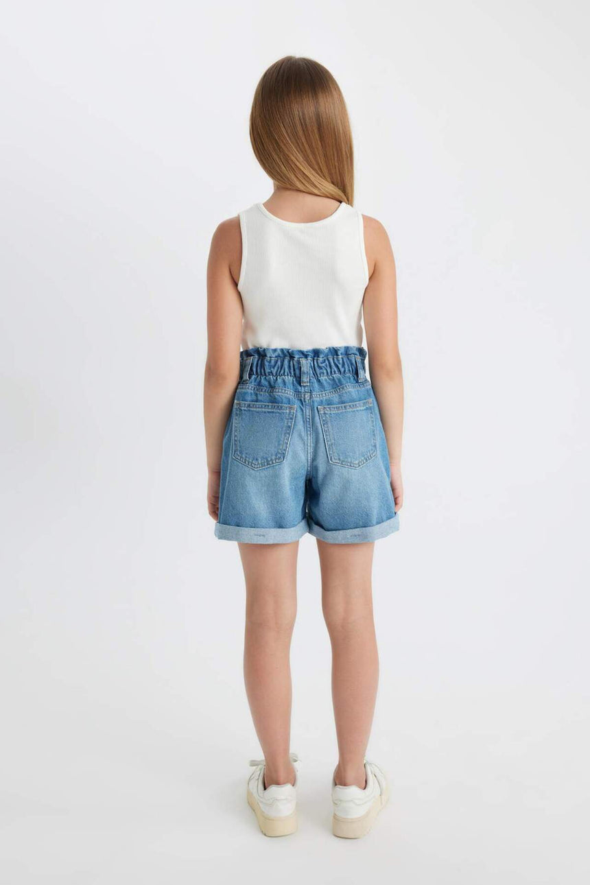 Defacto Çocuk Short B8113A8 - Açık Mavi