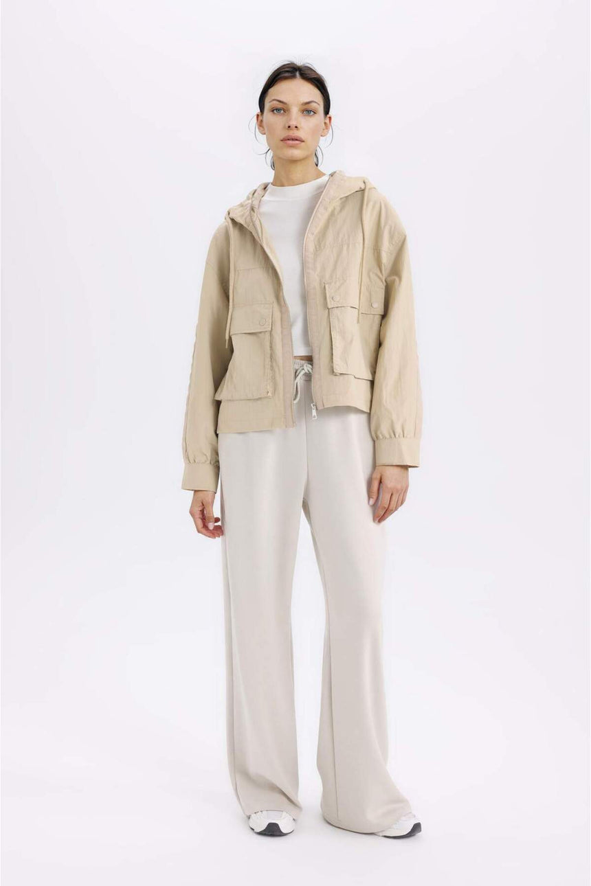 DeFacto Kadın Relaxed Mont A8577AX - Kum Beji