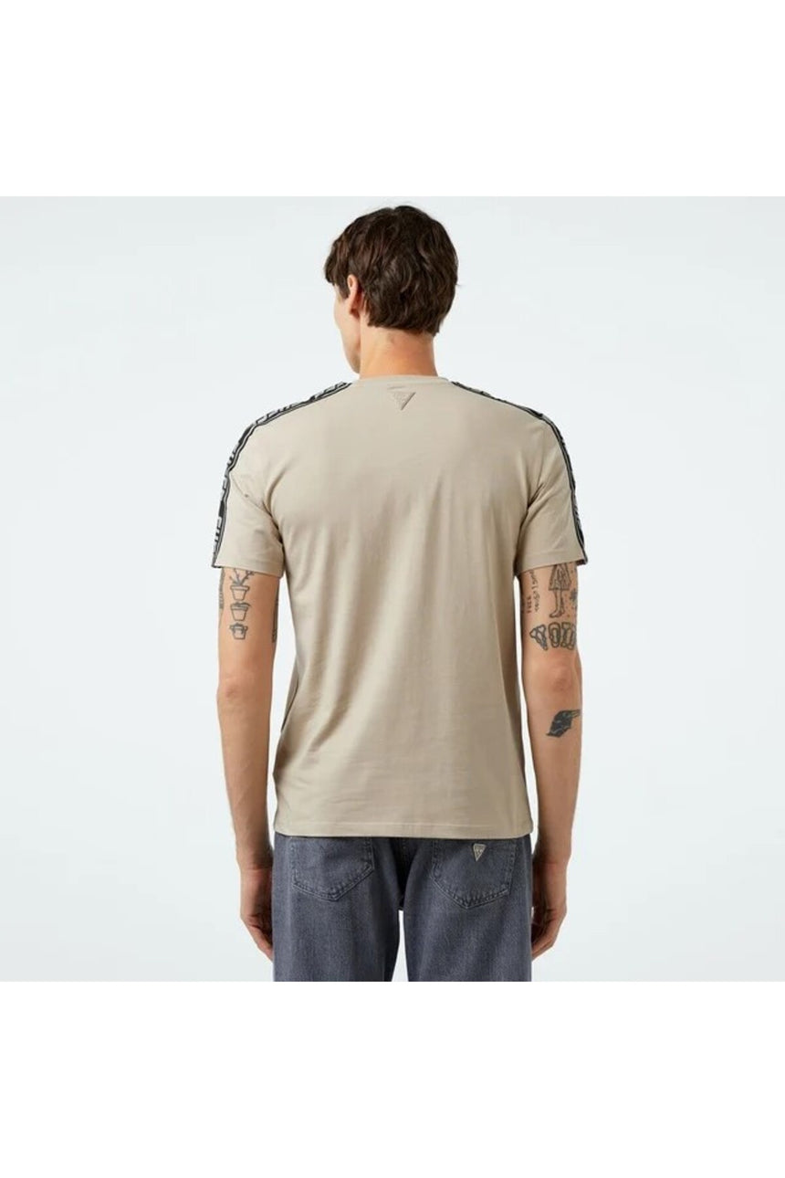 GUESS ERKEK ARLO CN T-SHIRT Z4GI18J1314 - Gri