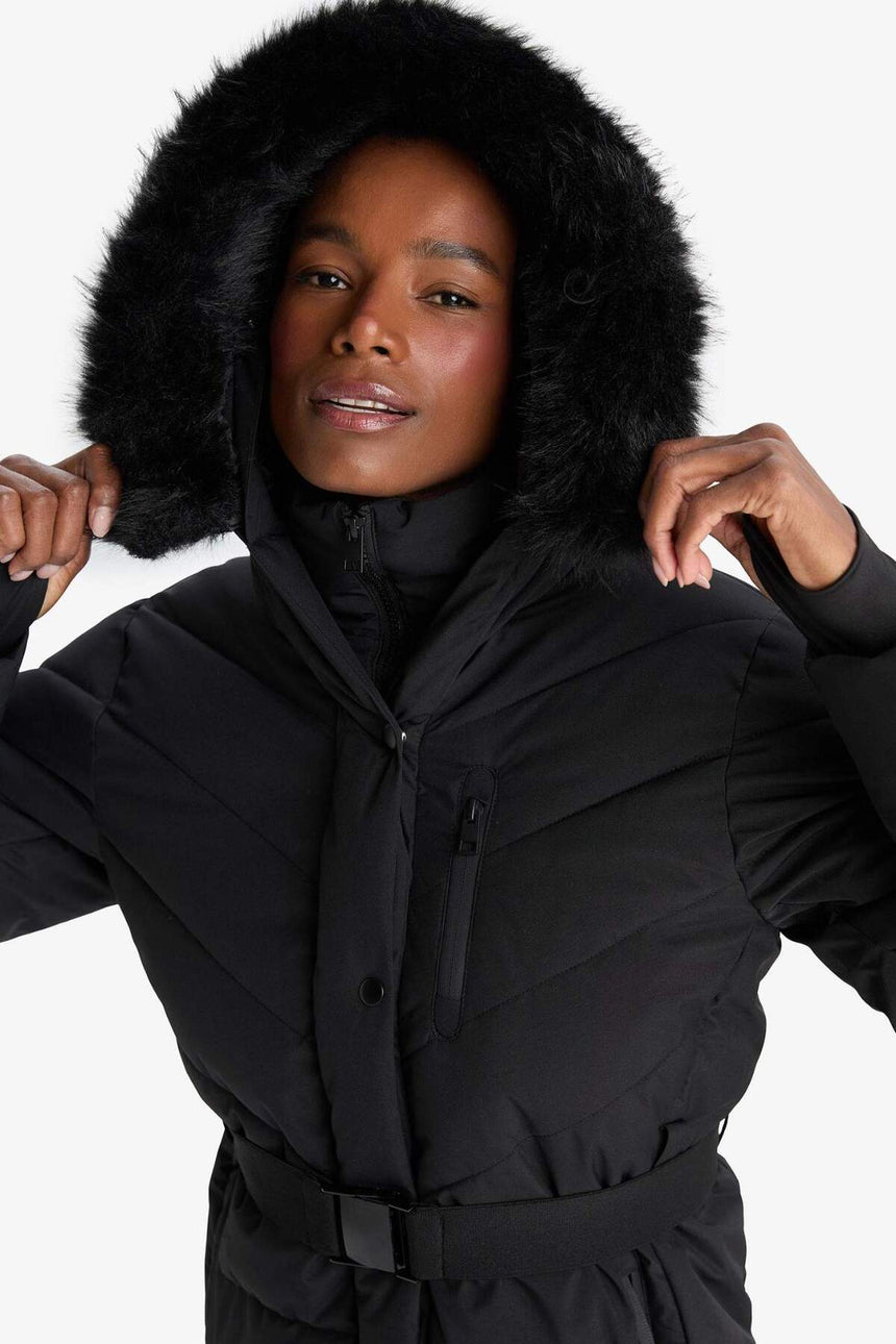 DeFacto Kadın Parka C8505AX - Siyah