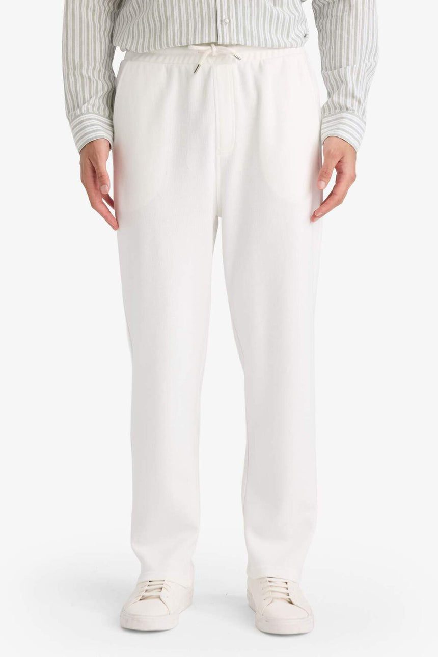 Defacto Erkek Knitted Bottom F9657AX - Kırık Beyaz