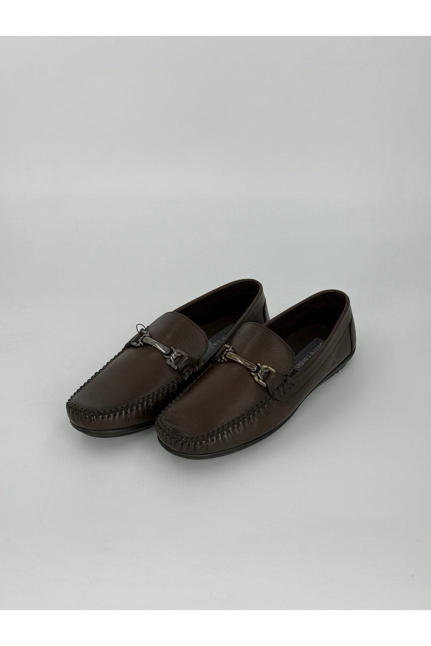 Pierre Cardin 90155 Erkek Loafer - Kahverengi