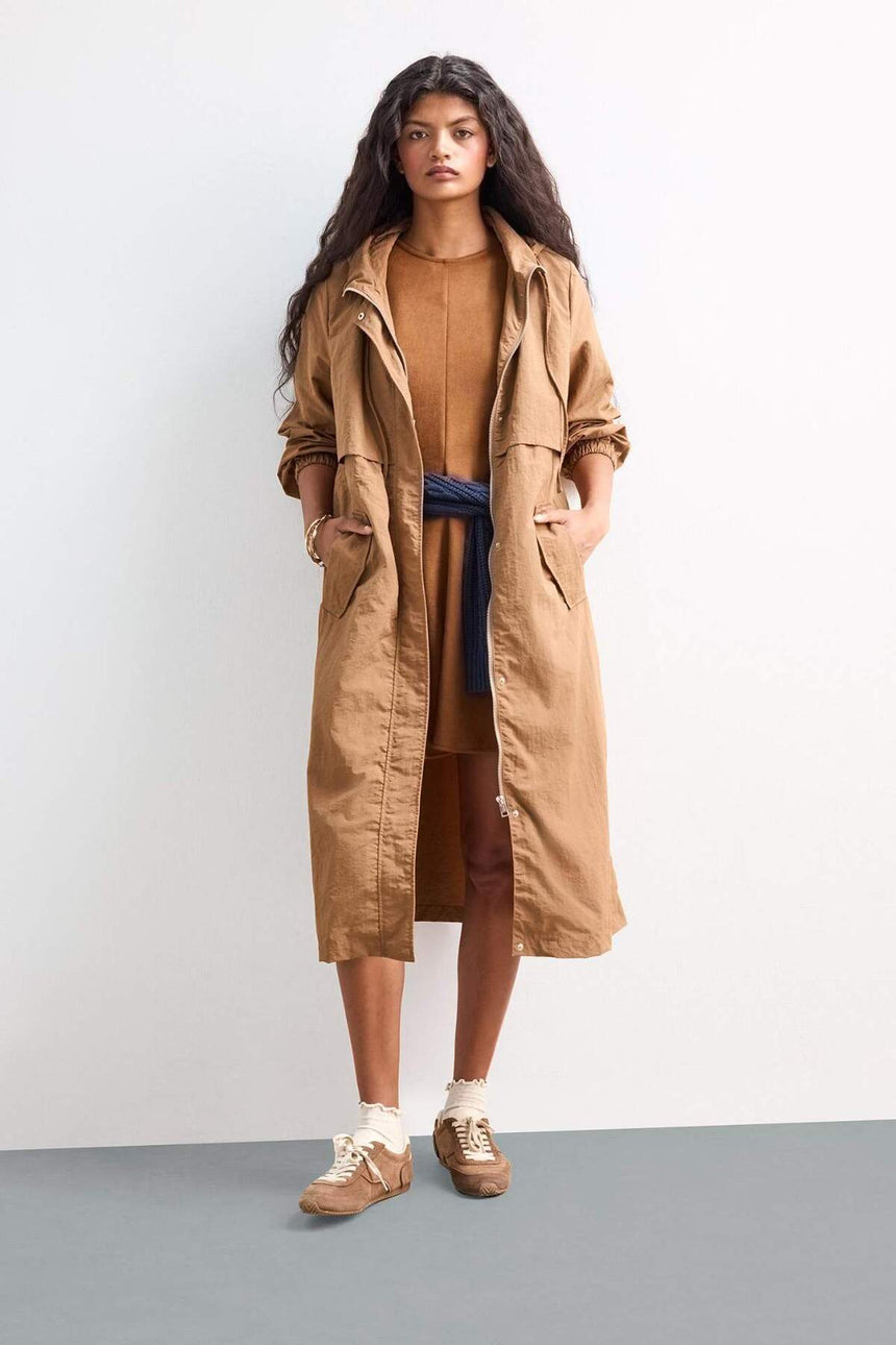 Defacto Kadın Raincoat E8554AX - Kahverengi