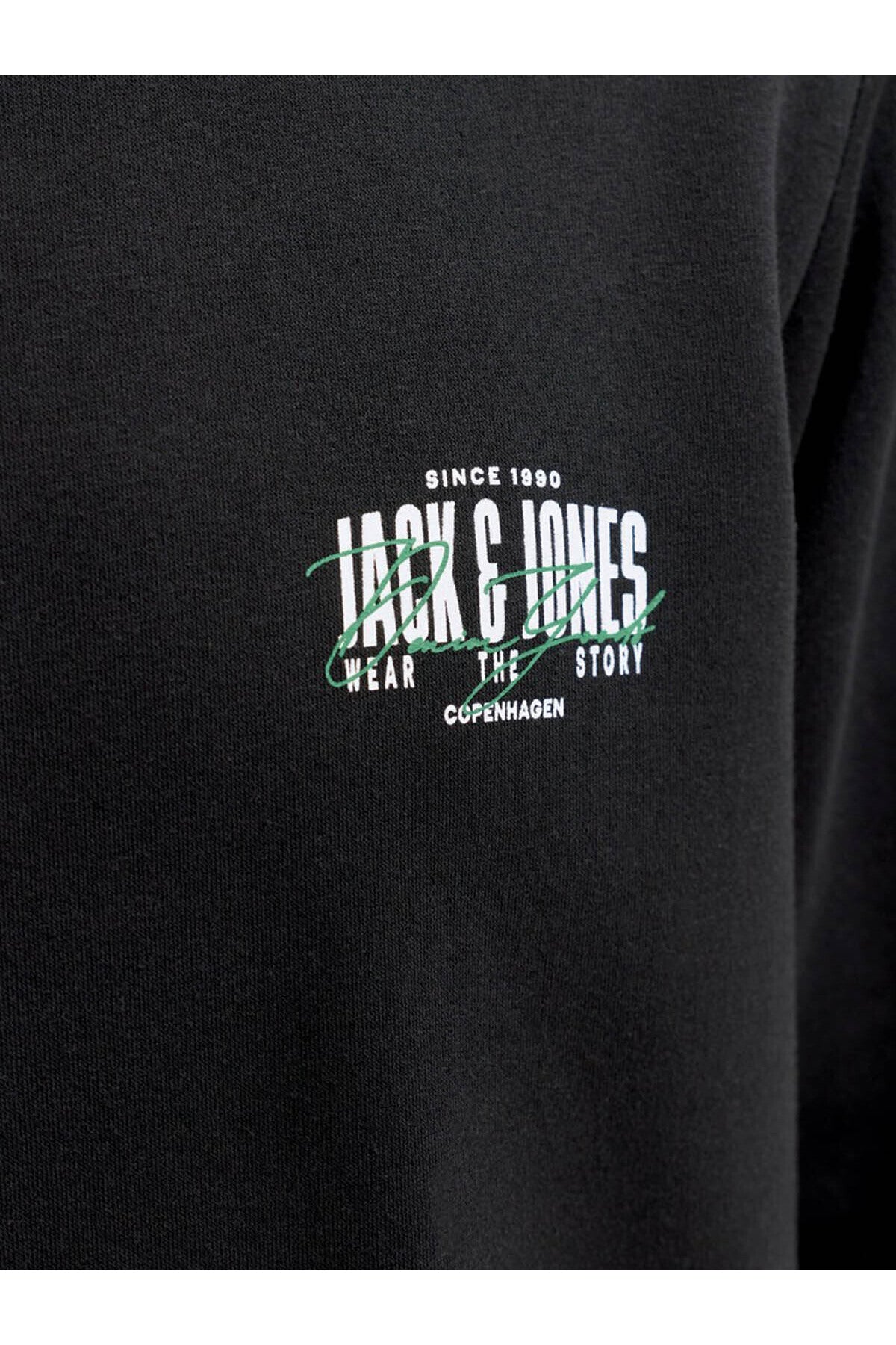 Jack & Jones Aero Erkek Sweatshirt 12298492 - Siyah