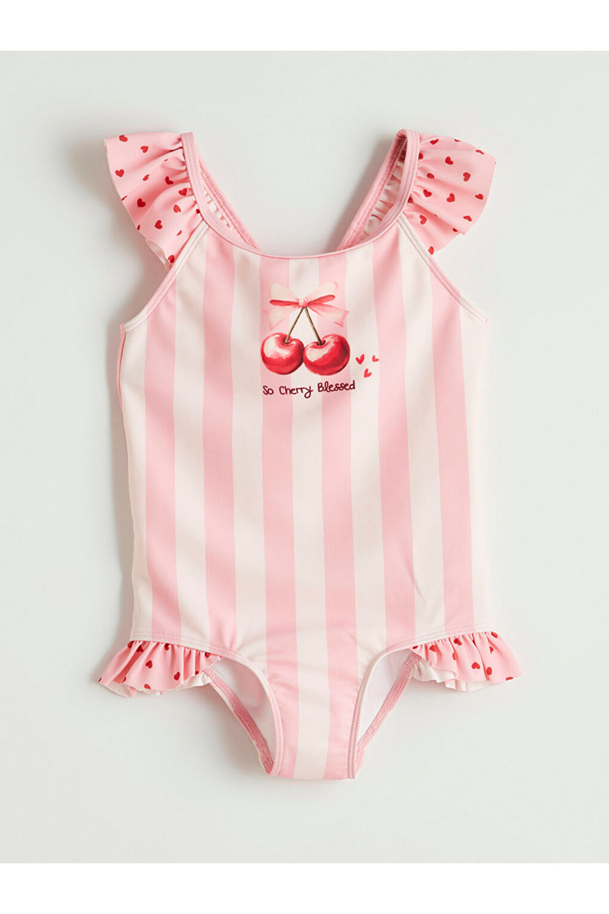LC Waikiki Çocuk Slim Fit Mayo S6EB42B1 - Pembe