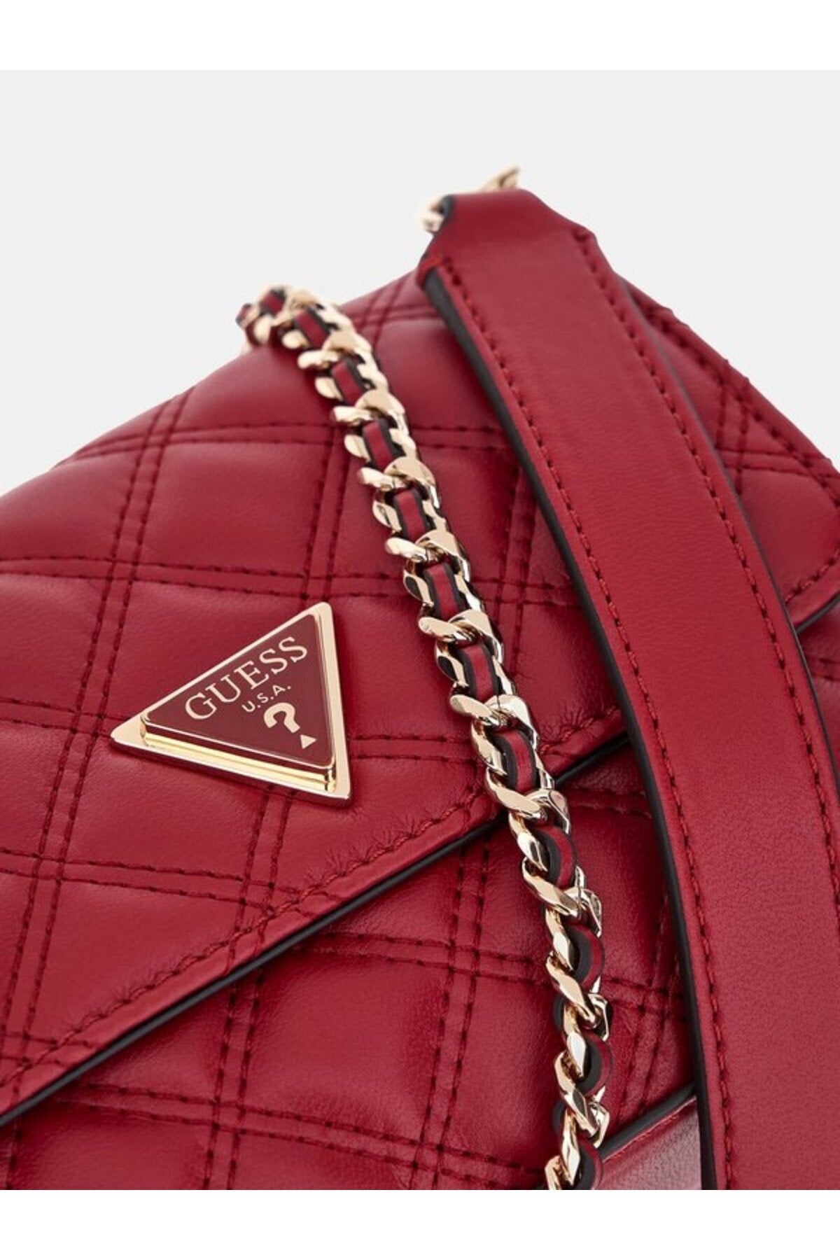 Guess Giully II Mini Kadın Omuz Çantası HWQG9673740 - Kahverengi