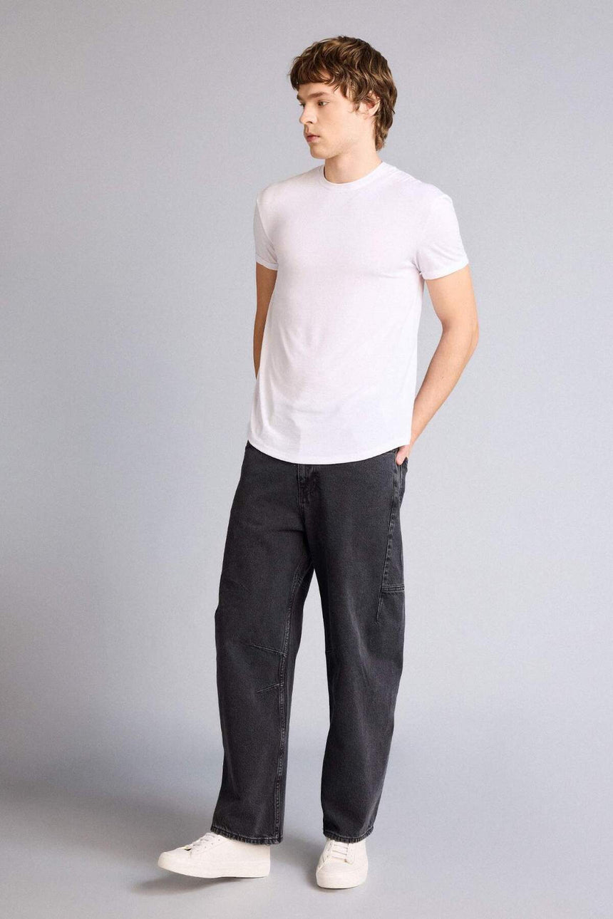 DeFacto N2104AZ Erkek T-Shirt - Beyaz