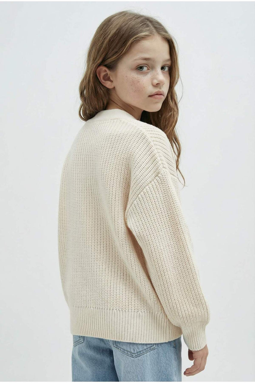 Defacto Çocuk Cardigan A2298A8 - Ekru