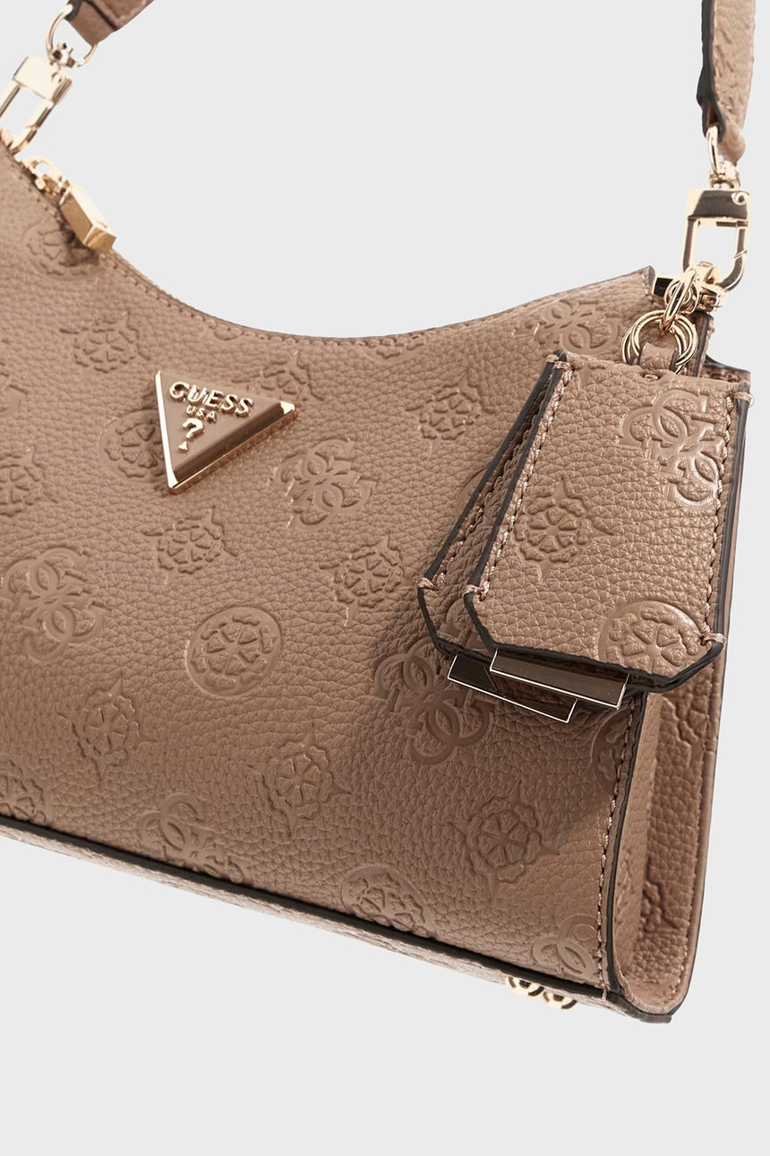 GUESS KADIN CRESIDIA II TOP ZIP HWPD9888180 - Koyu Kahverengi