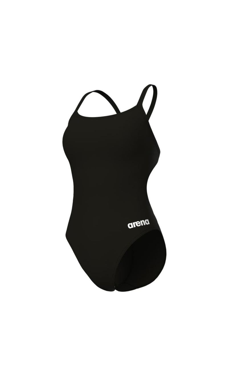 ARENA WOMEN'S TEAM SWIMSUIT CHALLENGE SOLID 004766550 - Siyah