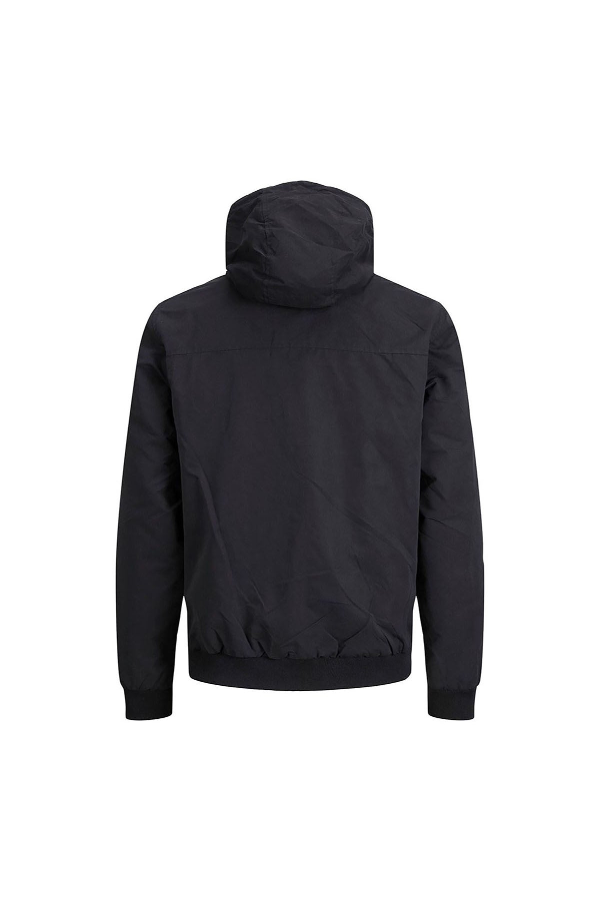 Jack & Jones Rush Erkek Kapüşonlu Bomber Mont 12200208 - Siyah