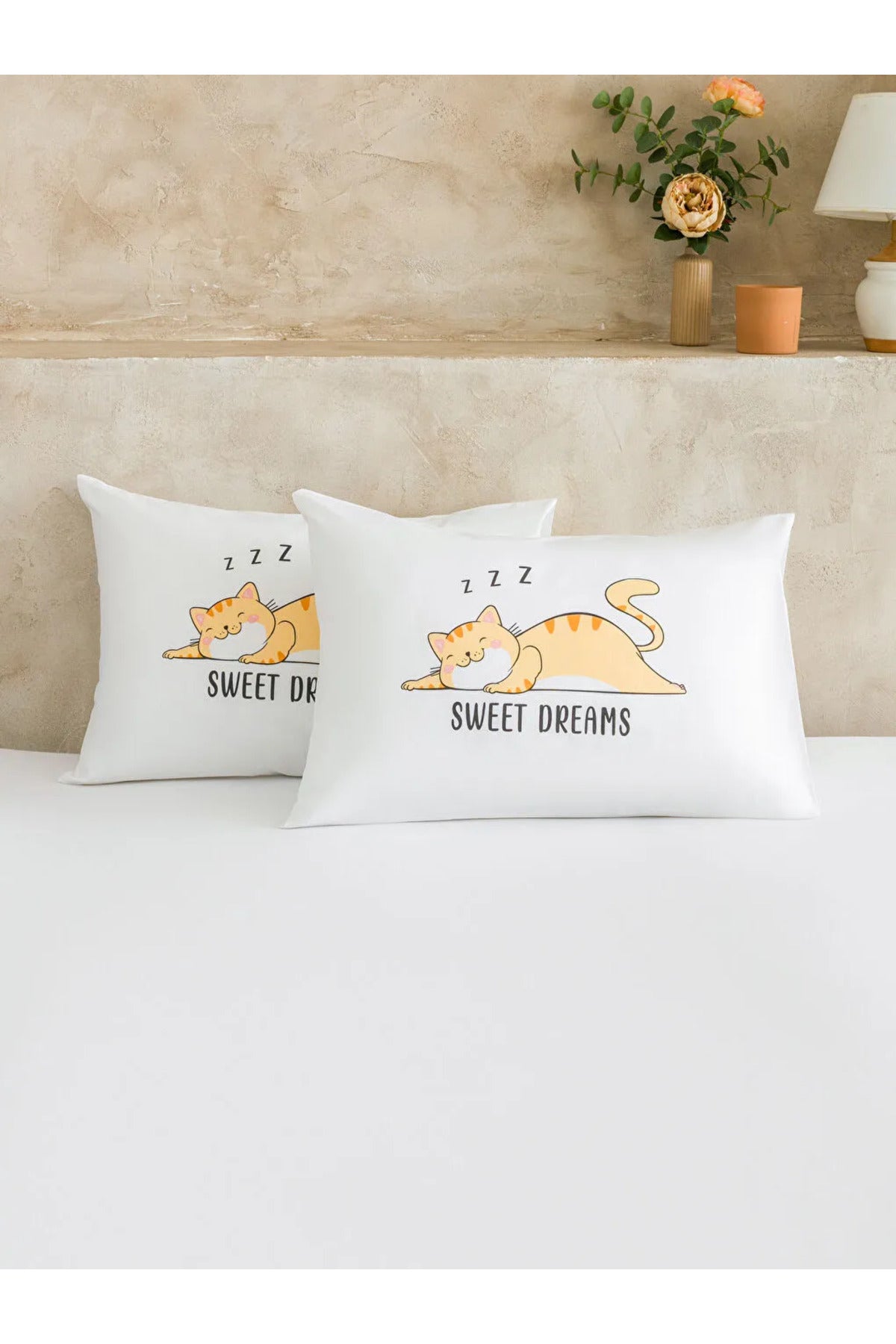 LC Waikiki Home 2'li Kedi Baskılı Yastık Kılıfı S6H087B8 - Karışık