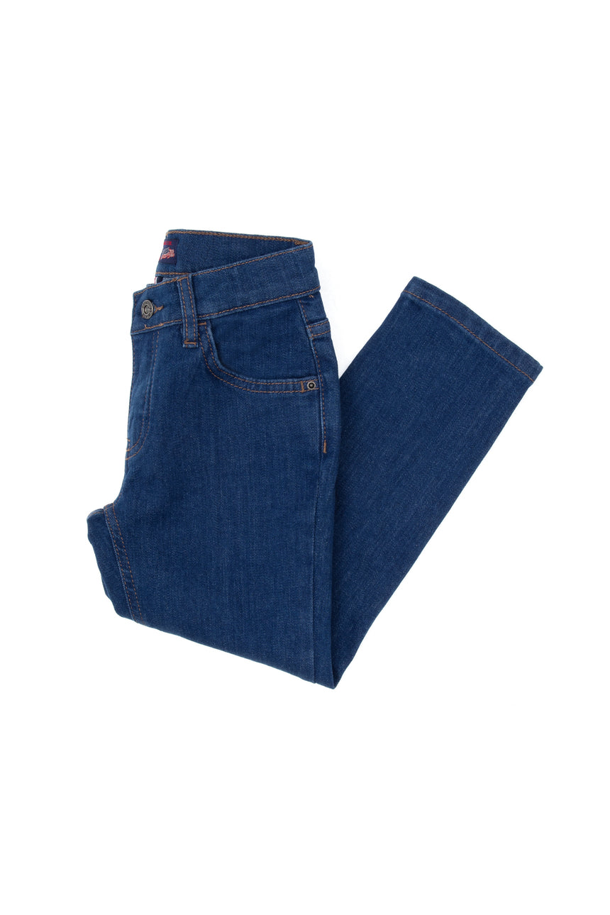 US POLO ASSN ERKEK COCUK DENİM PANTOLON 2277538 - Koyu Mavi
