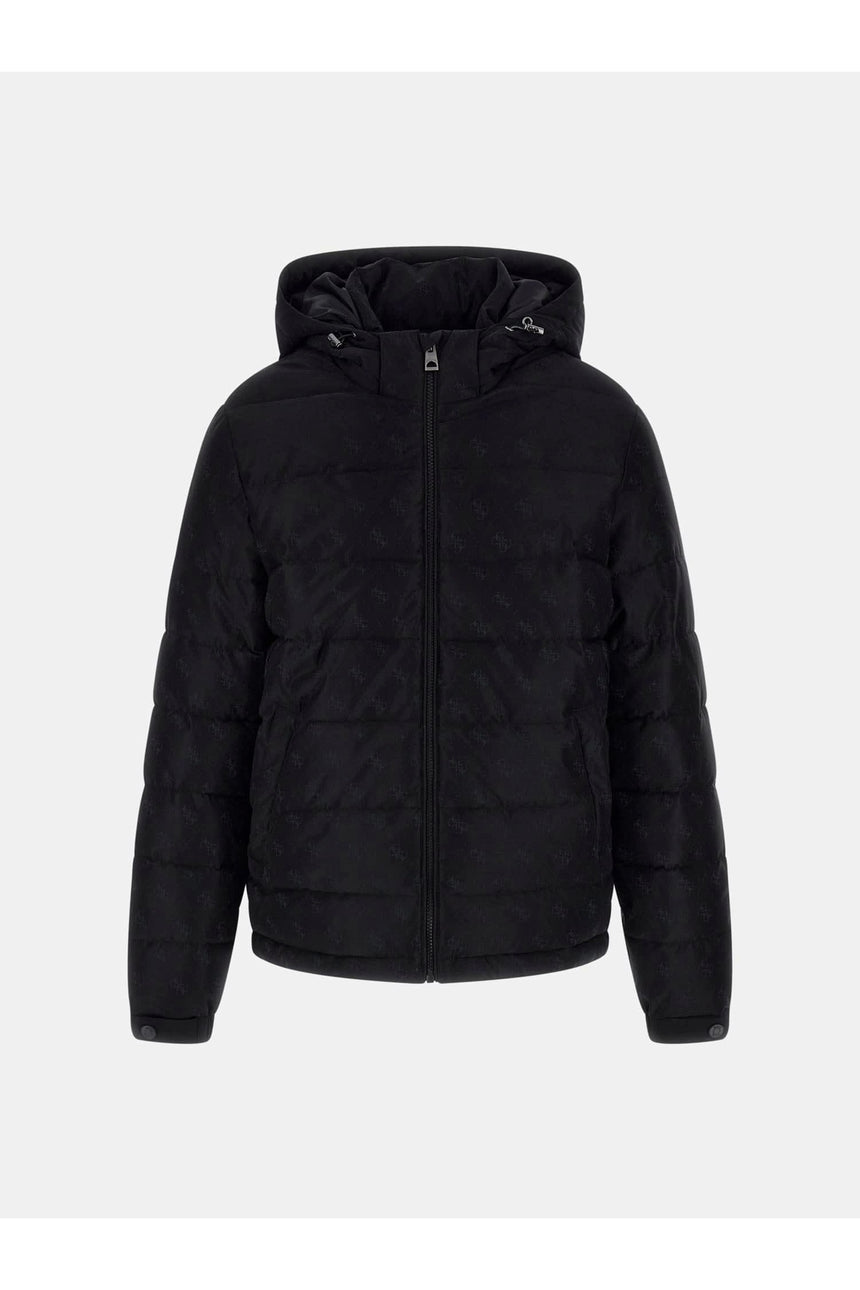 GUESS ERKEK MONOGRAM PUFFA JACKE M5BL0BW2322 - Antrasit