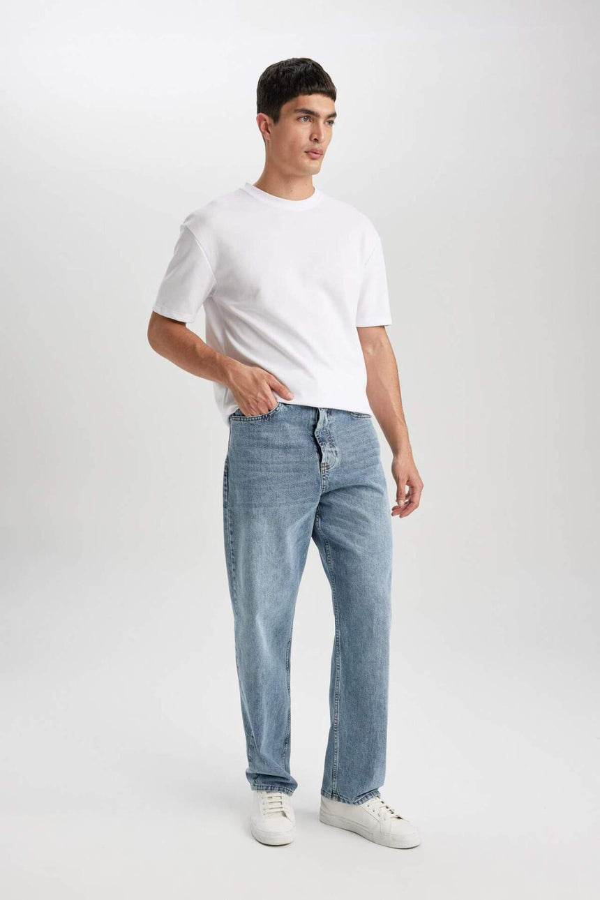 DeFacto Erkek Jean Pantolon B3926AX - Açık Mavi