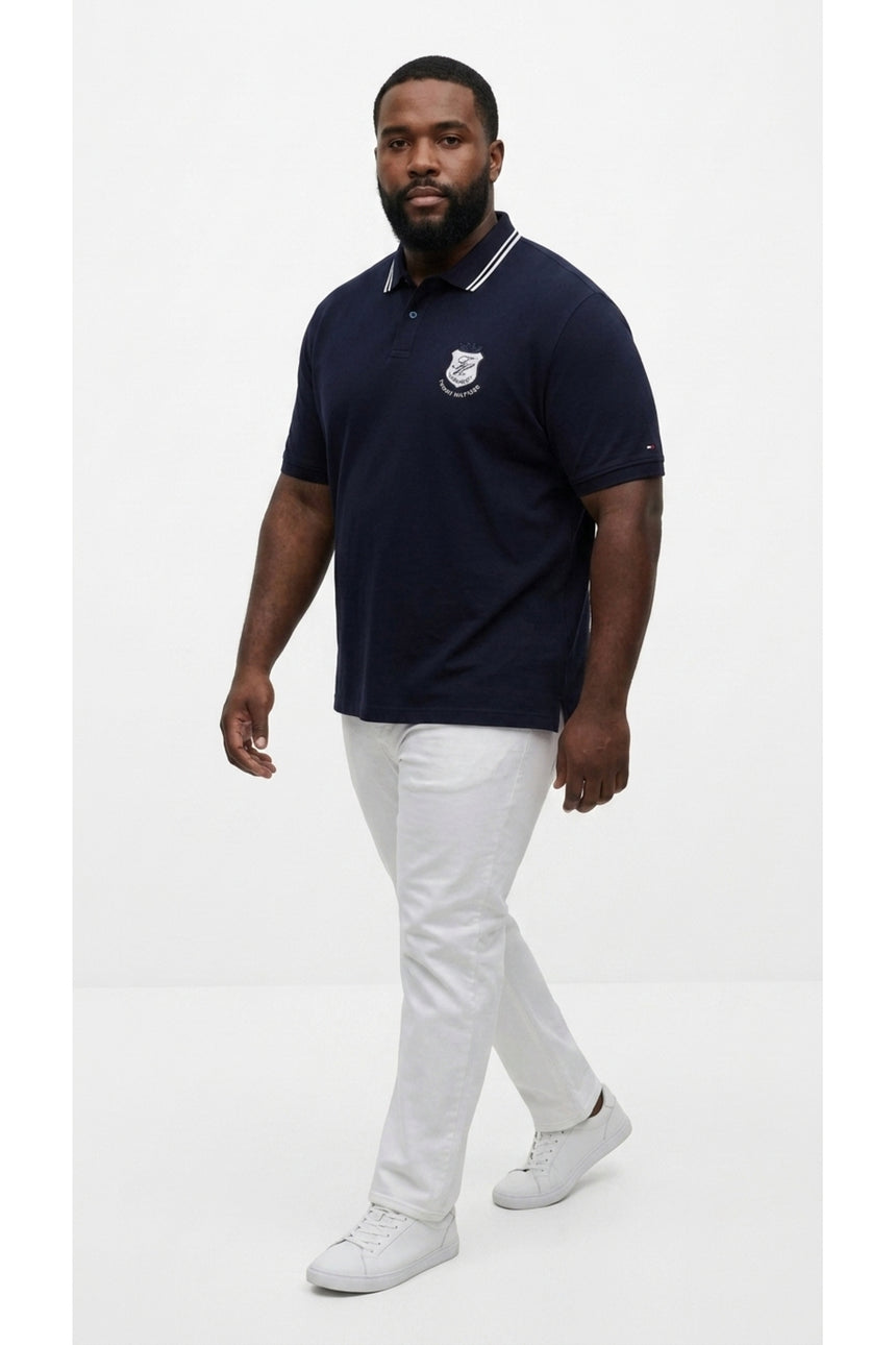Tommy Hilfiger Erkek BT-PIQUE BADGE REG POLO-B MW0MW44090 - Koyu Lacivert