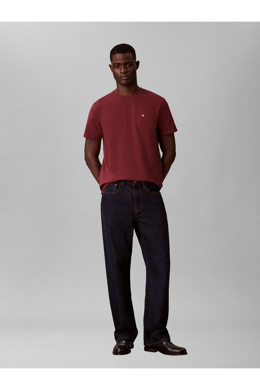 Calvin Klein Erkek SS CLASSIC MONOGRAM TEE LV04RD254G - Mavi
