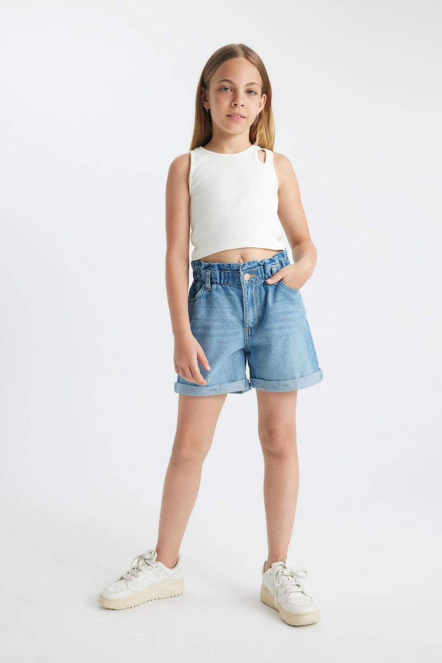 Defacto Çocuk Short B8113A8 - Açık Mavi