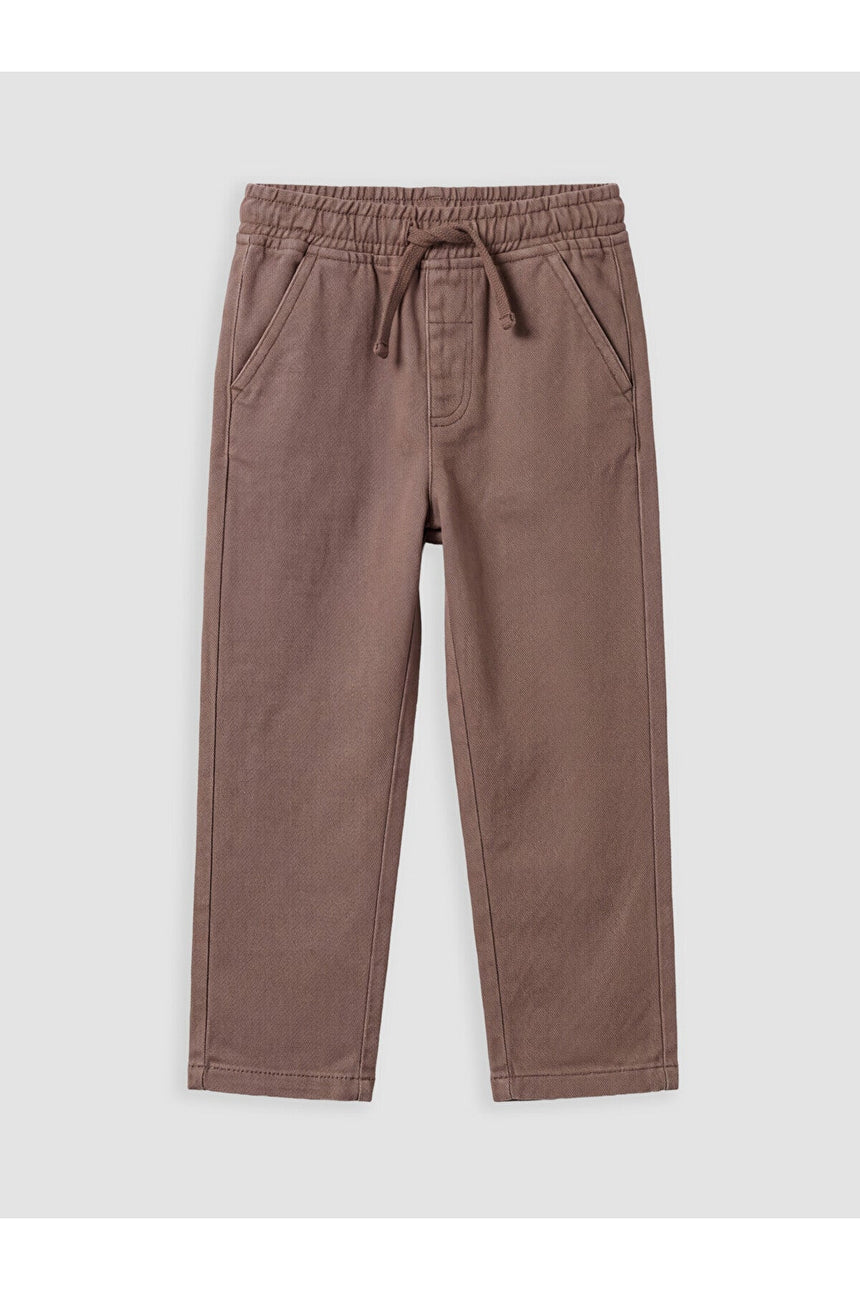 LC Waikiki Çocuk 3 Parça Gabardin Takım W6BA00J1 - Açık Kahverengi