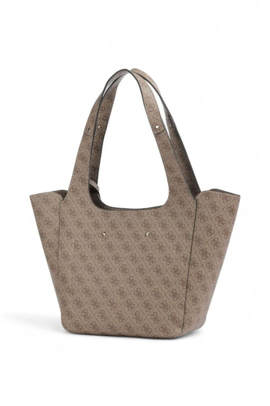 GUESS KADIN CALISTA 2 IN 1 TOTE HWSG7334220 - Açık Bej/ Kahverengi