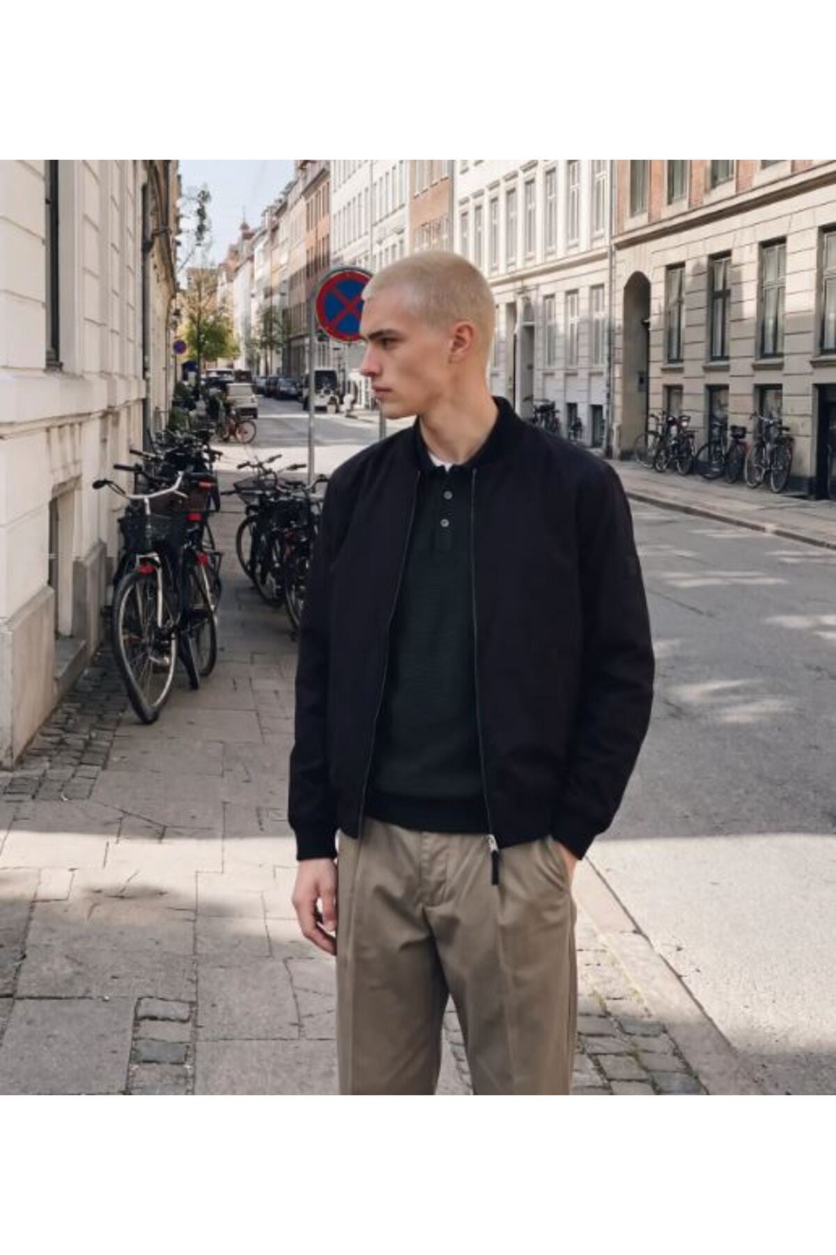 Jack & Jones Premium Josh Erkek Bomber Ceket 12301234 - Siyah