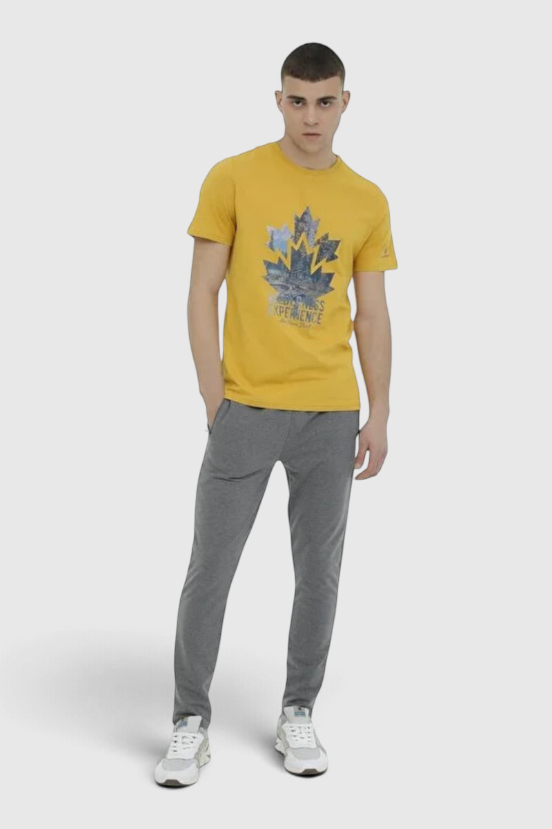 Sporline Lumberjack antrasit renkli, polyester ve elastan karışımlı erkek eşofman altı