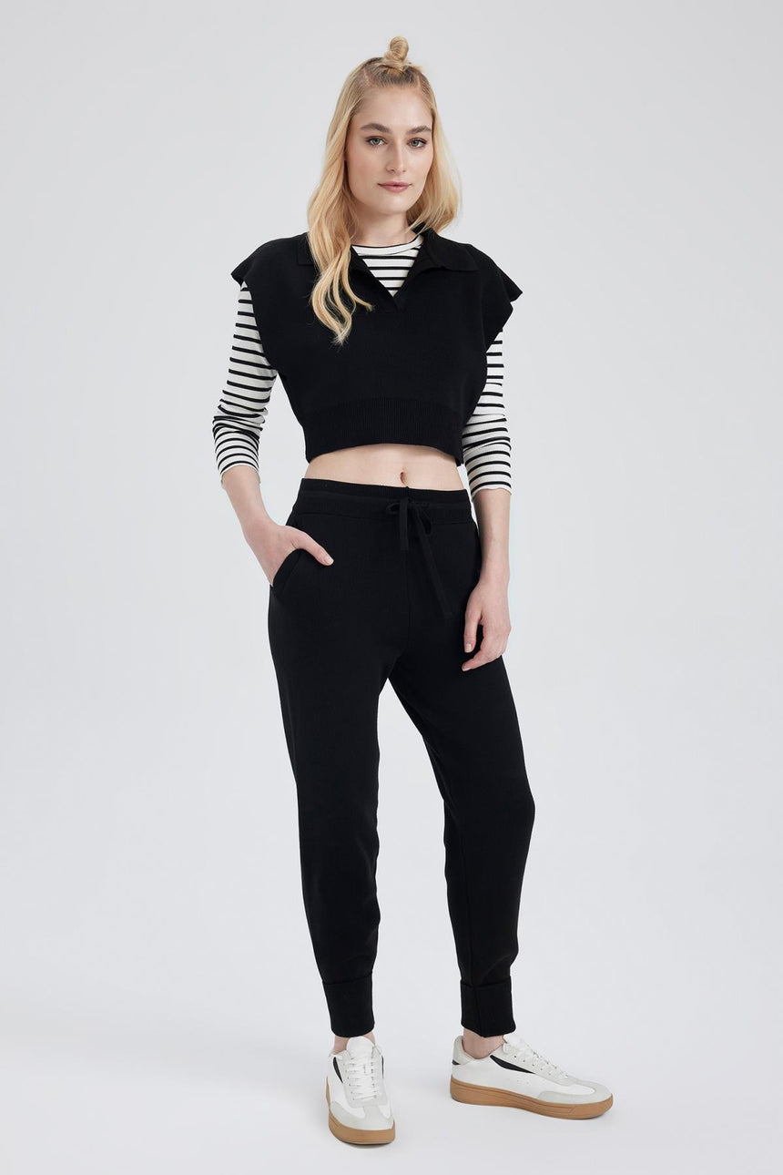 Defacto Kadın Trousers R1701Az - Siyah