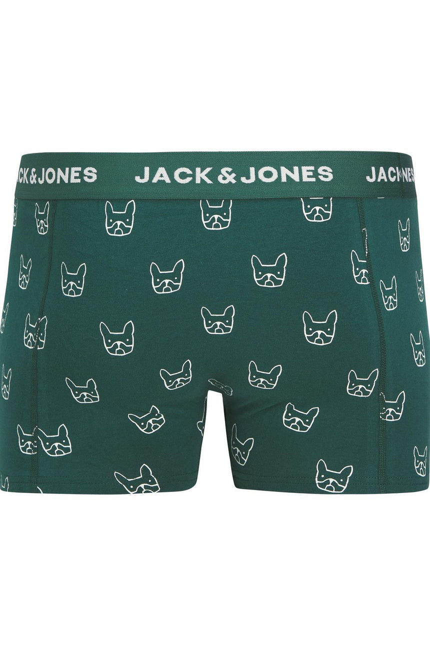 JACK&JONES JACDENIM DOG TRUNKS 3 PACK NOOS 12275817 - Koyu Lacivert