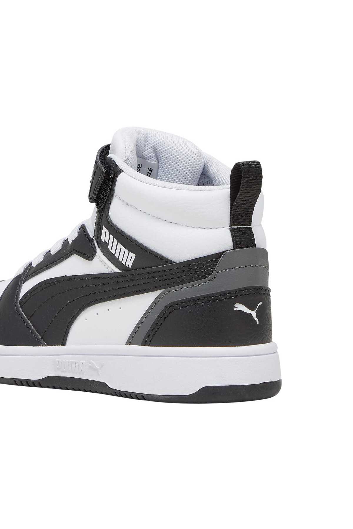 Puma Rebound 39383201 Mid AC+ Çocuk Sneaker - Beyaz / Gri
