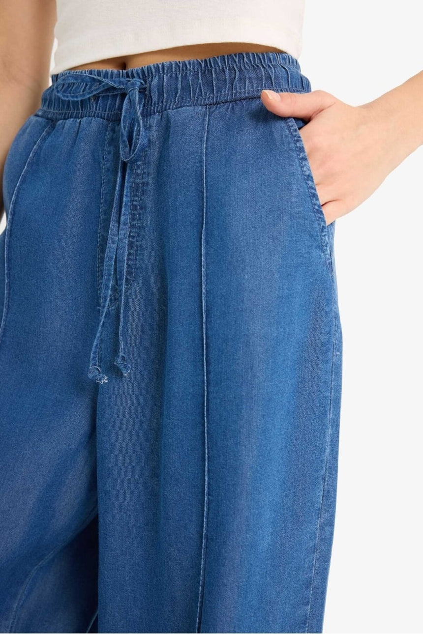 DeFacto Kadın Jean Pantolon D8243AX - Mavi