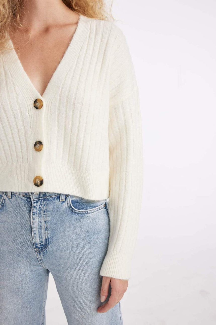 Defacto Kadın Cardigan R1389Az - Ekru