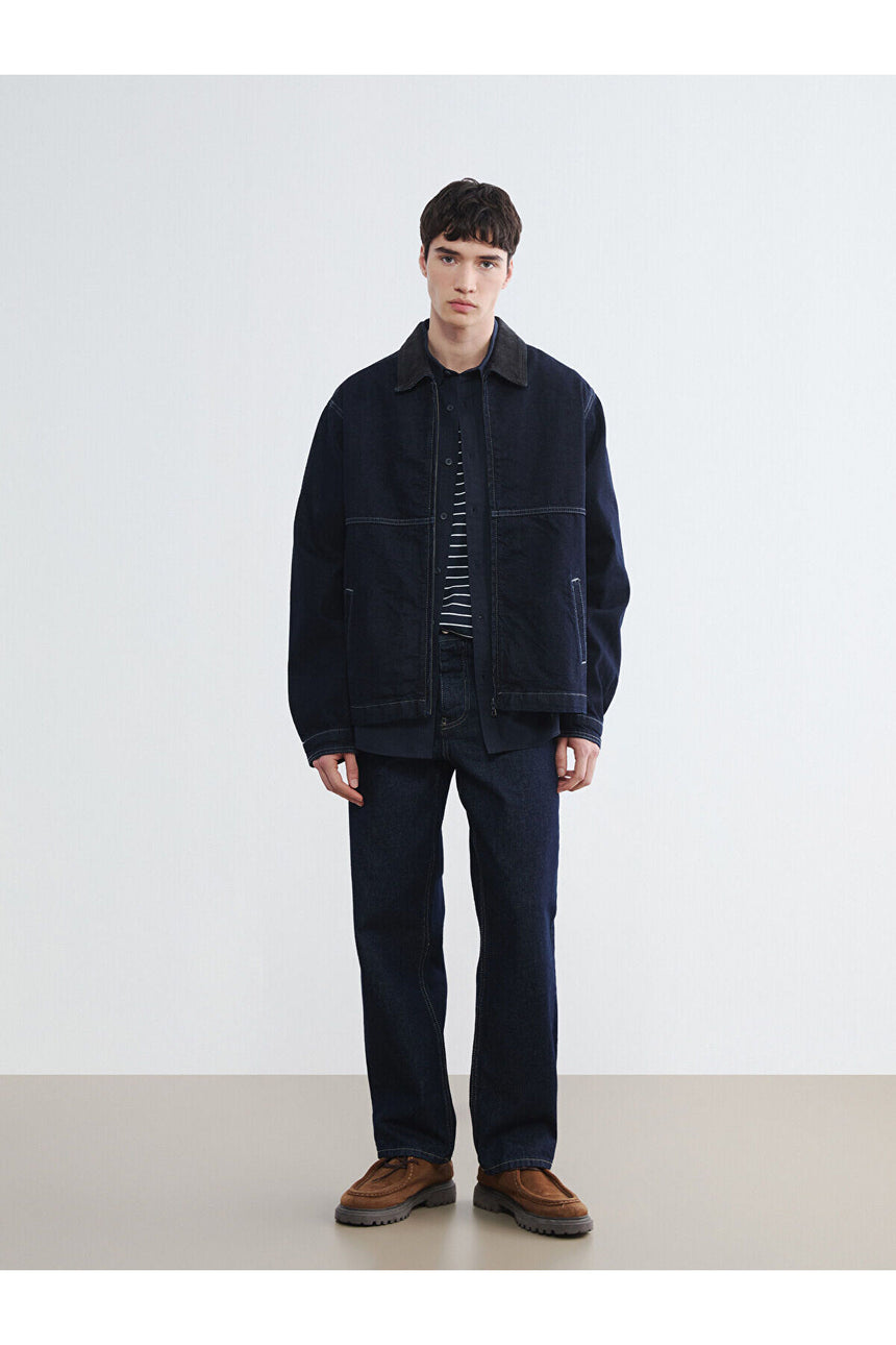 LCW ERKEK S6D420B8 MNT,X-VARSITY-KANVAS-2 - Koyu Mavi