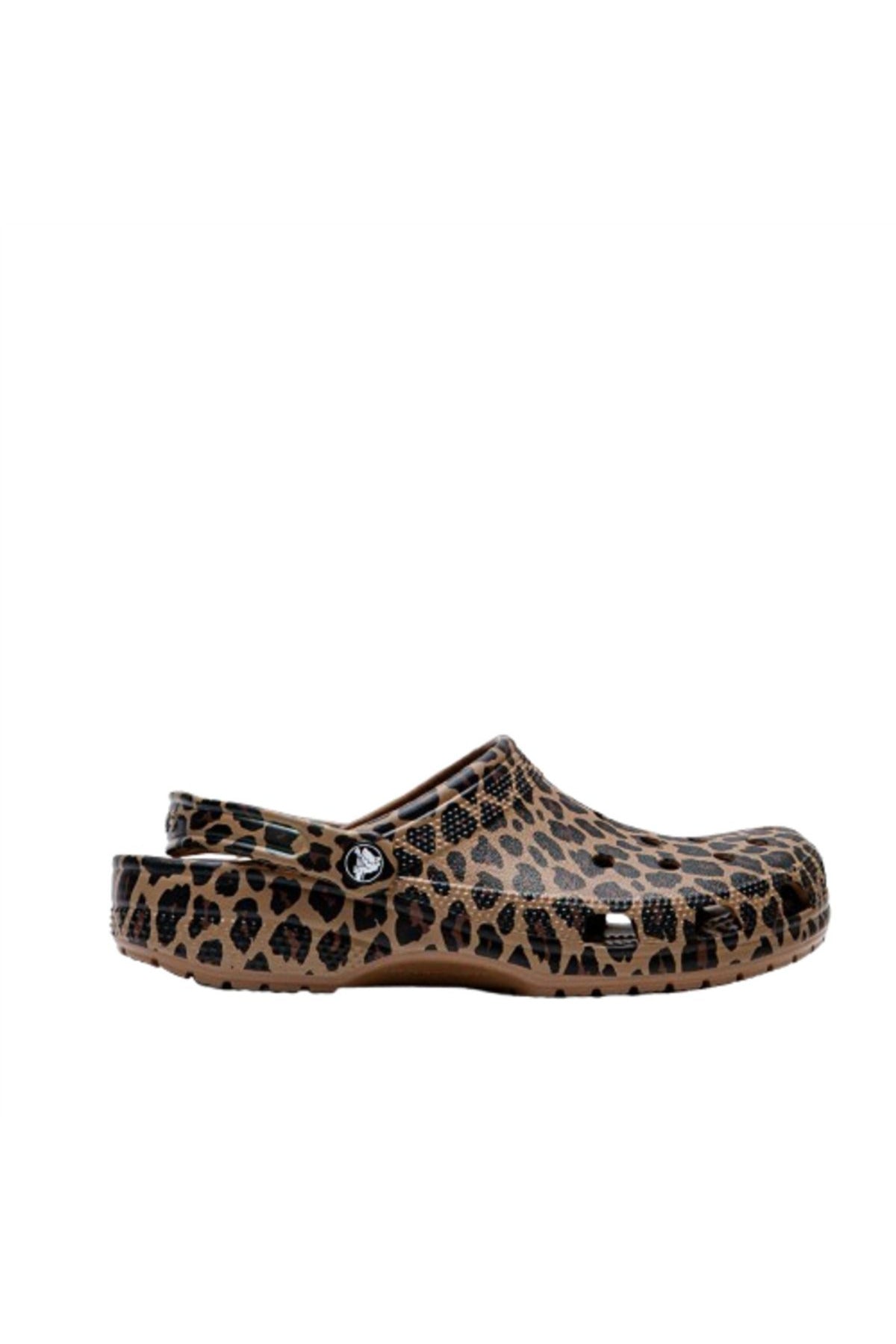 Crocs Classic Animal Clog Çocuk Terlik 211882 - Leopar/Kahve