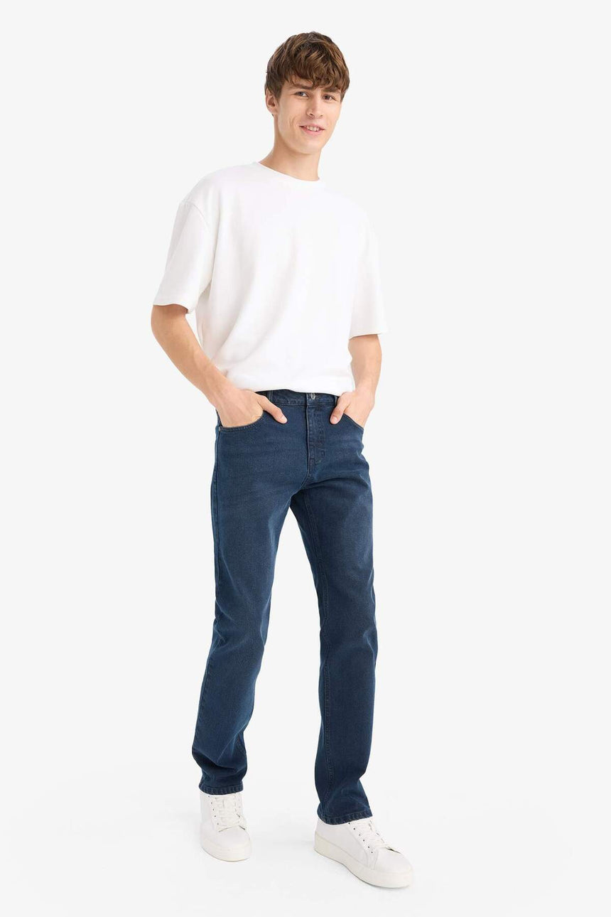 Defacto Erkek Trousers W7086AZ - Mavi/Siyah