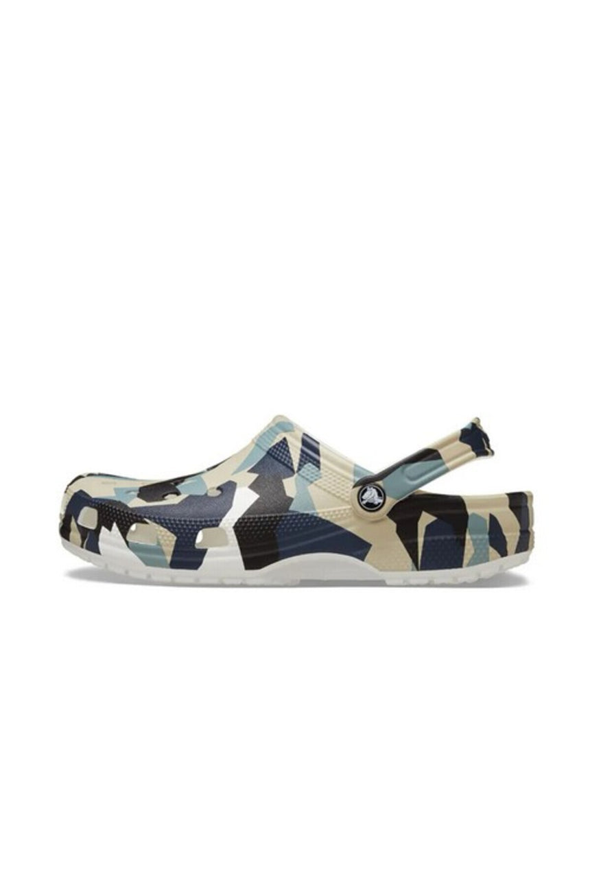 Crocs Unisex Geo Camo Clog Cr3055 - Beyaz