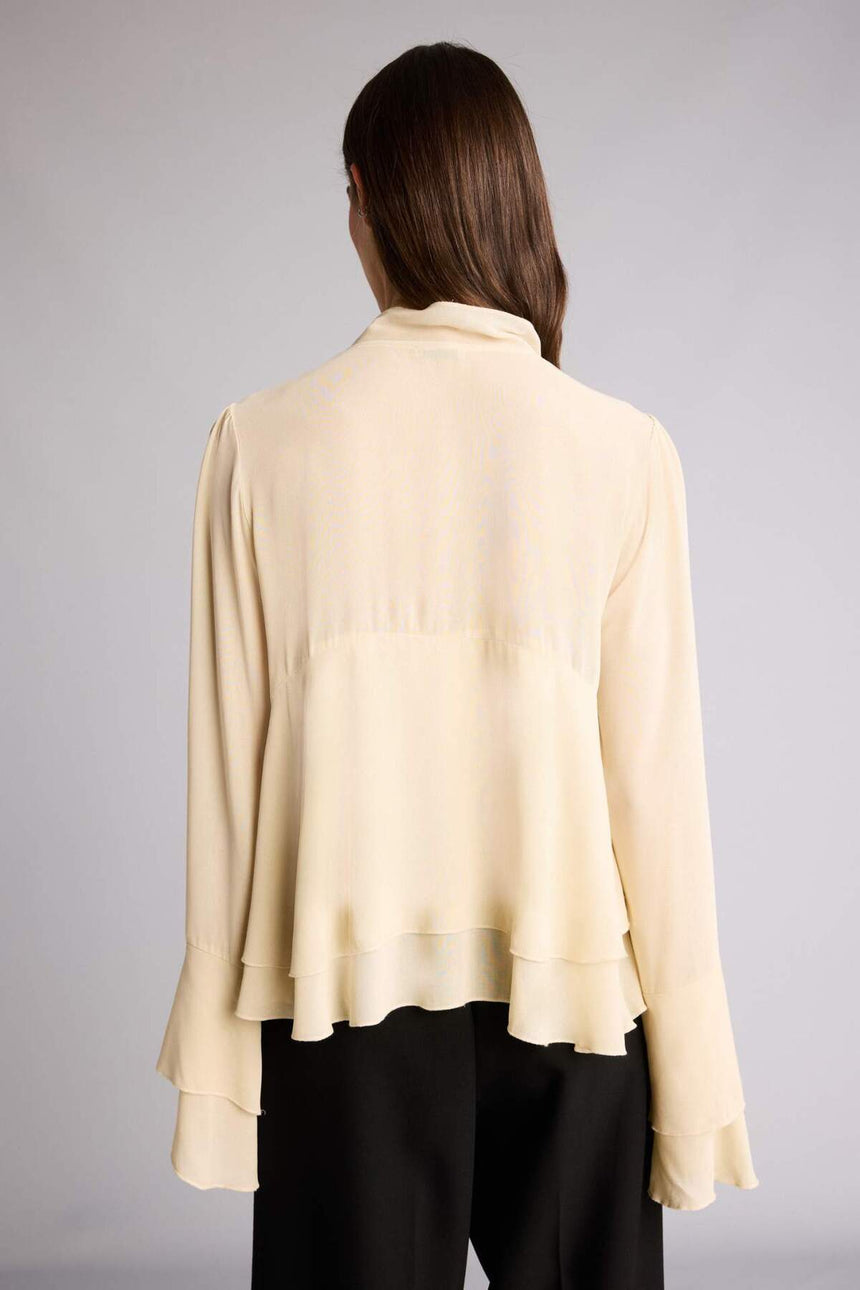 Defacto Kadın Long Sleeve Blouse H1569AX - Kum Beji