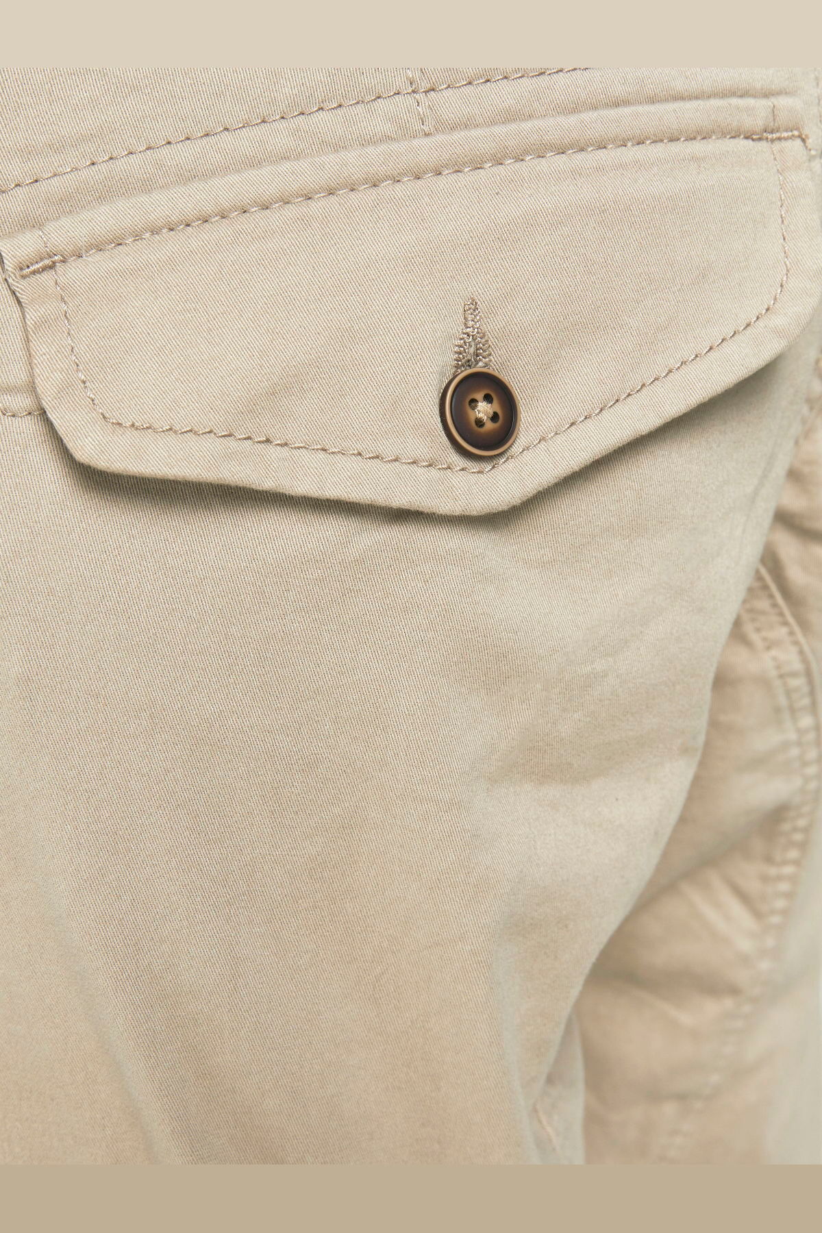 Jack & Jones Paul Flake Erkek Kargo Pantolon 12193754 - Açık Kahverengi
