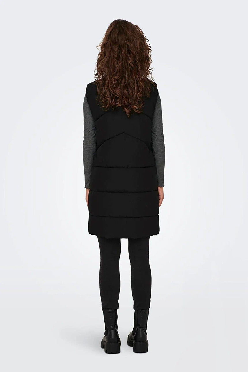 only onlmatilde long waistcoat otw noos 15274066 - Siyah