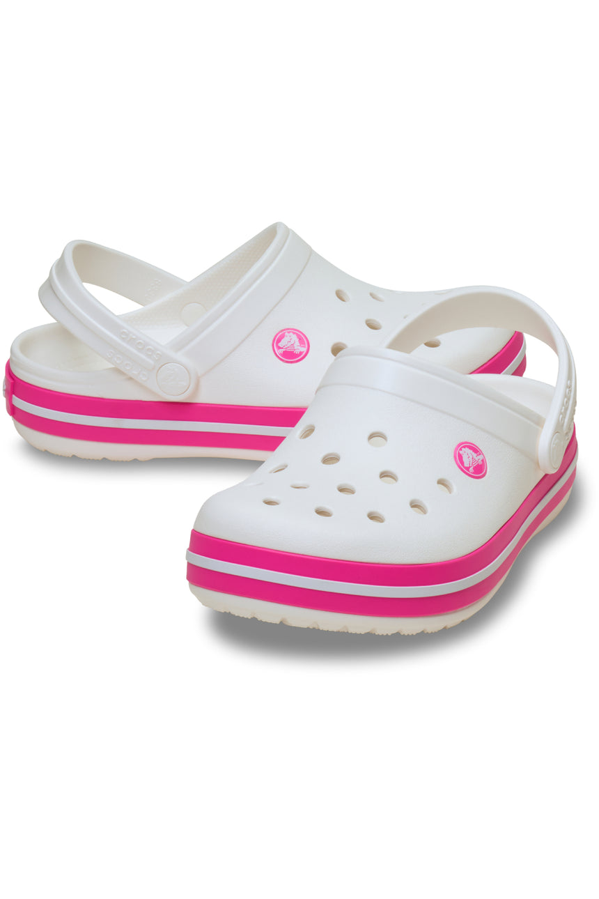 Crocs Kids Crocband Clog T 207005 Unisex Terlik - Beyaz / Pembe